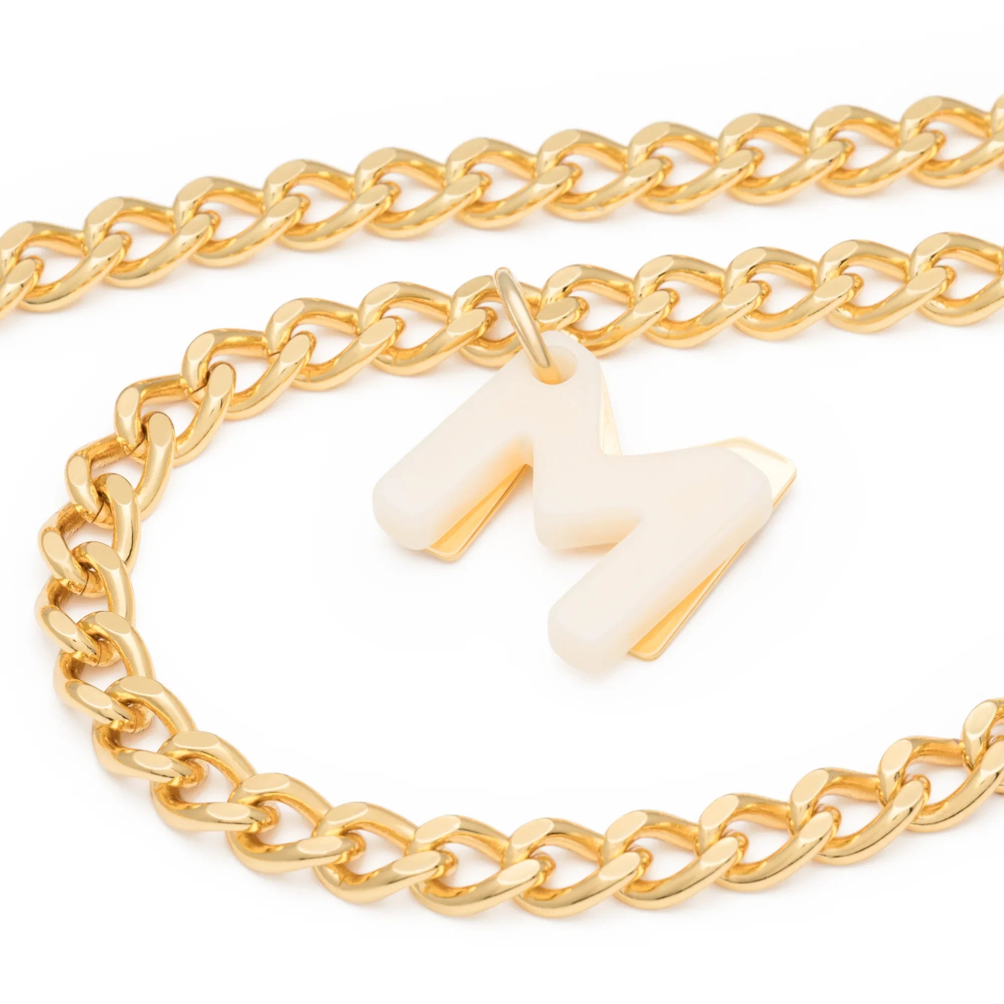 Letter Necklace gold M