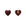 Love Earring bordeaux marble