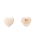 Love Earring latte marble