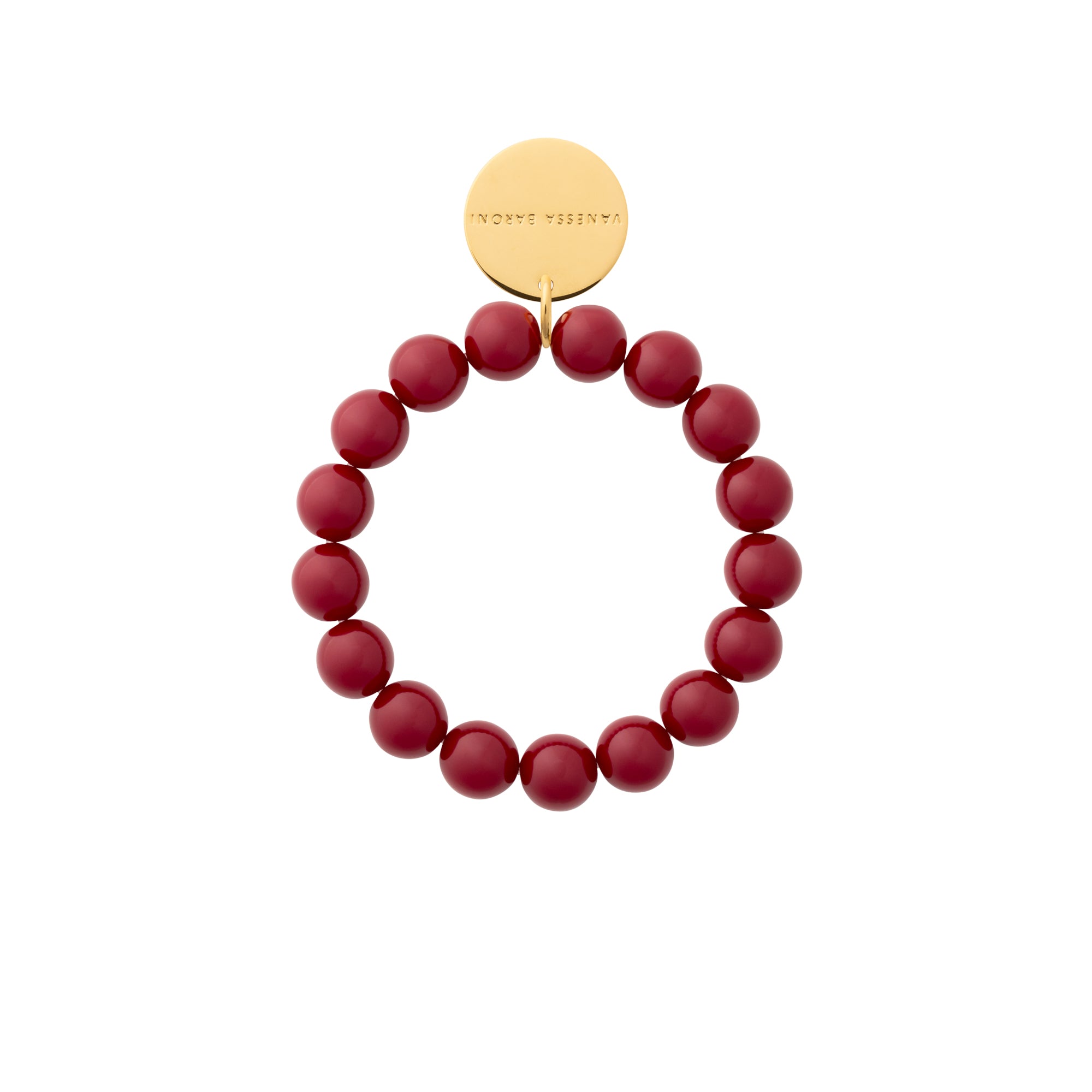 Mini Beads Flex Bracelet bordeaux
