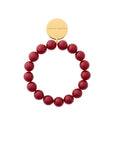 Mini Beads Flex Bracelet bordeaux