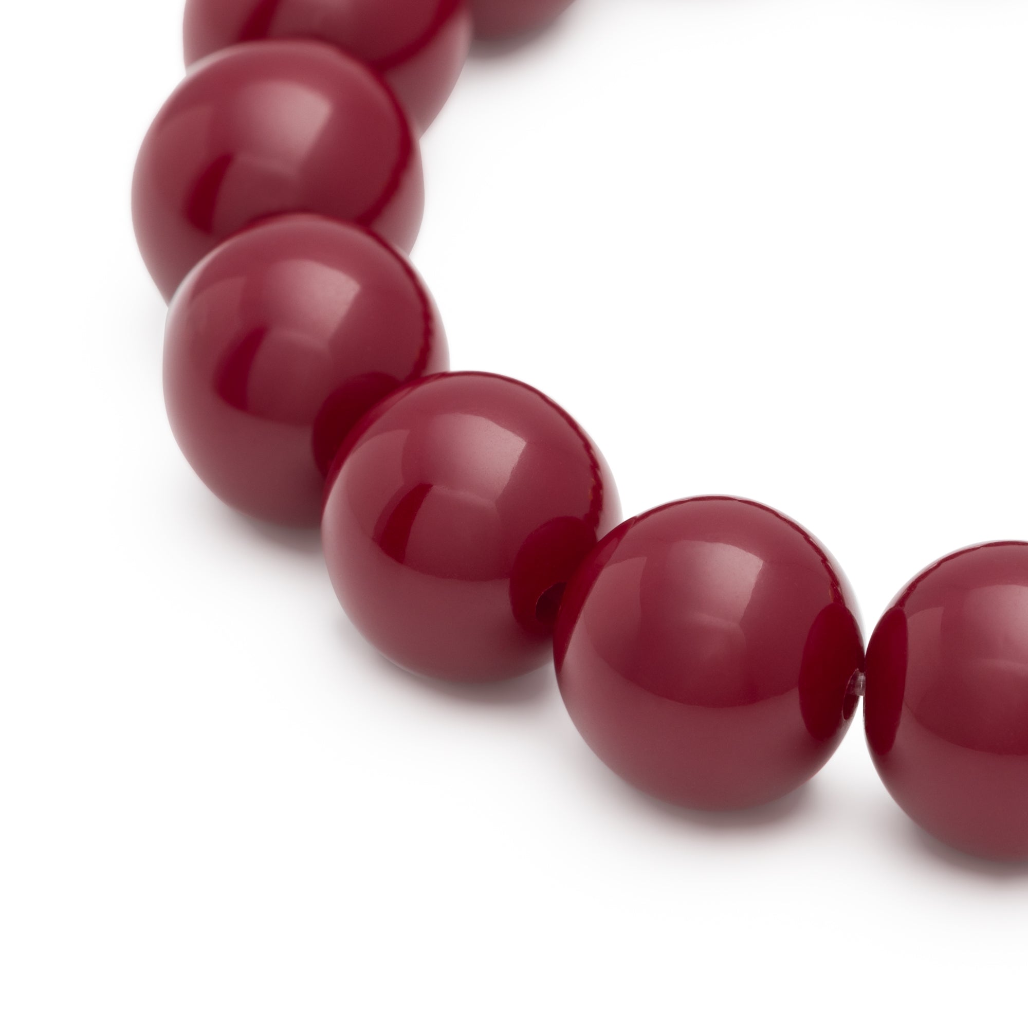 Mini Beads Flex Bracelet bordeaux