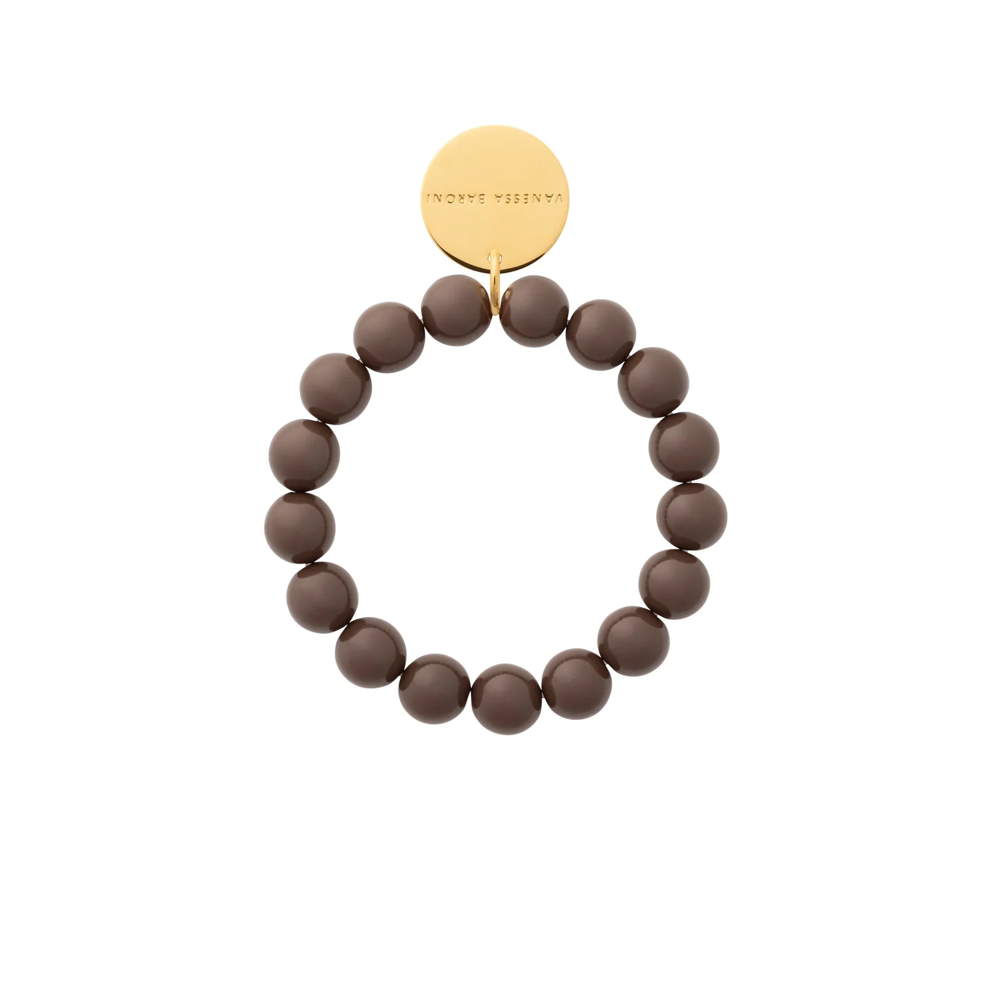 Mini Beads Flex Bracelet chocolate brown