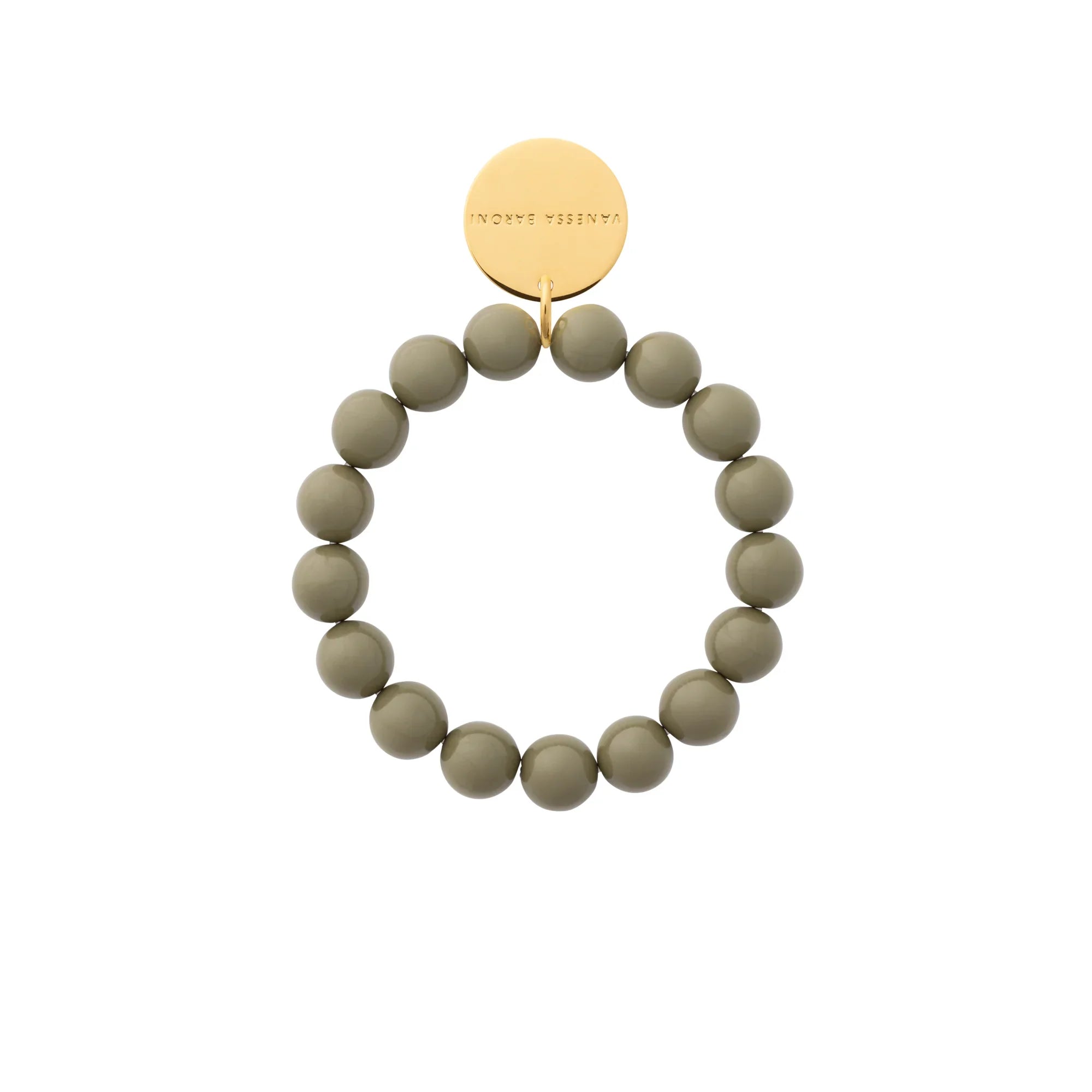 Mini Beads Flex Bracelet light olive