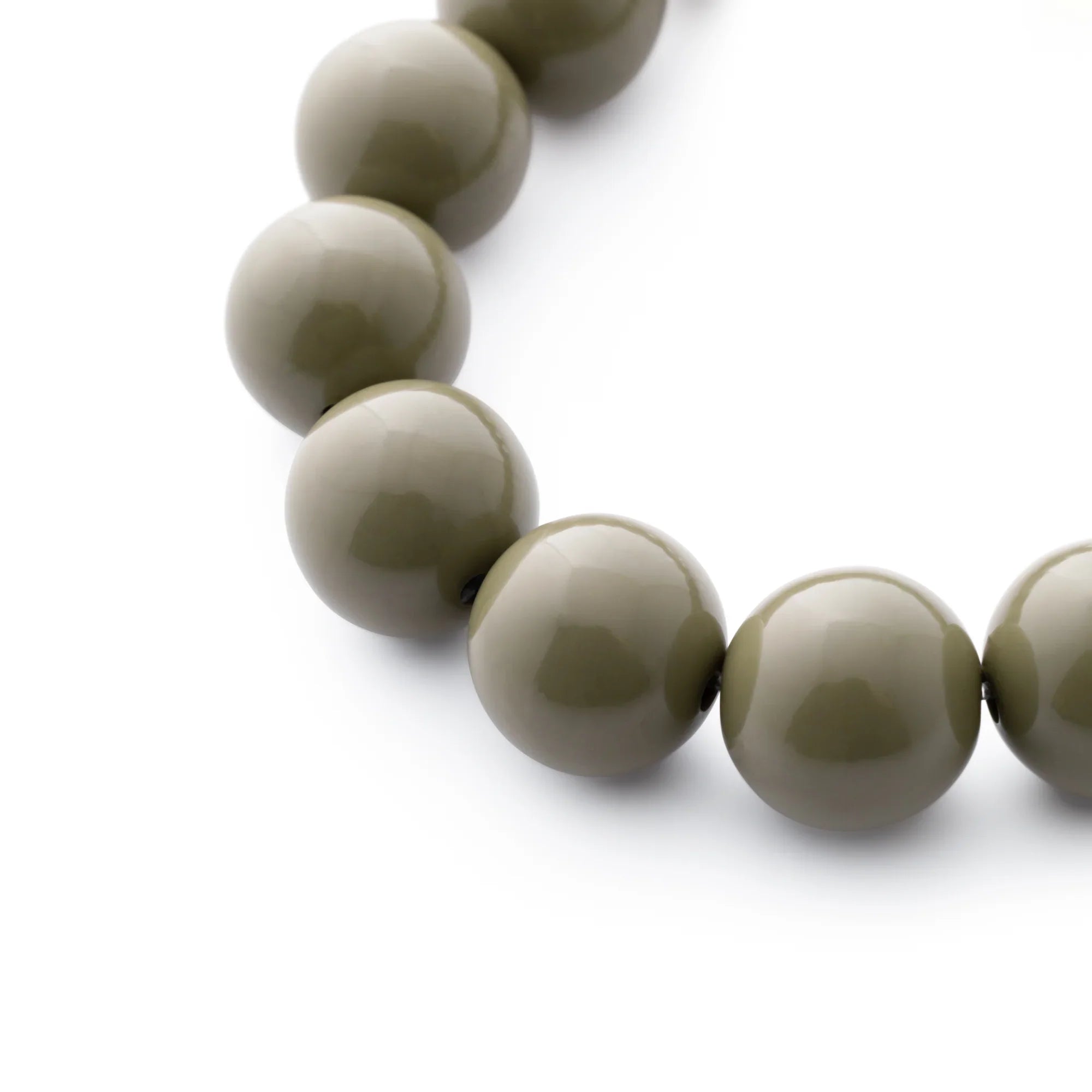 Mini Beads Flex Bracelet light olive