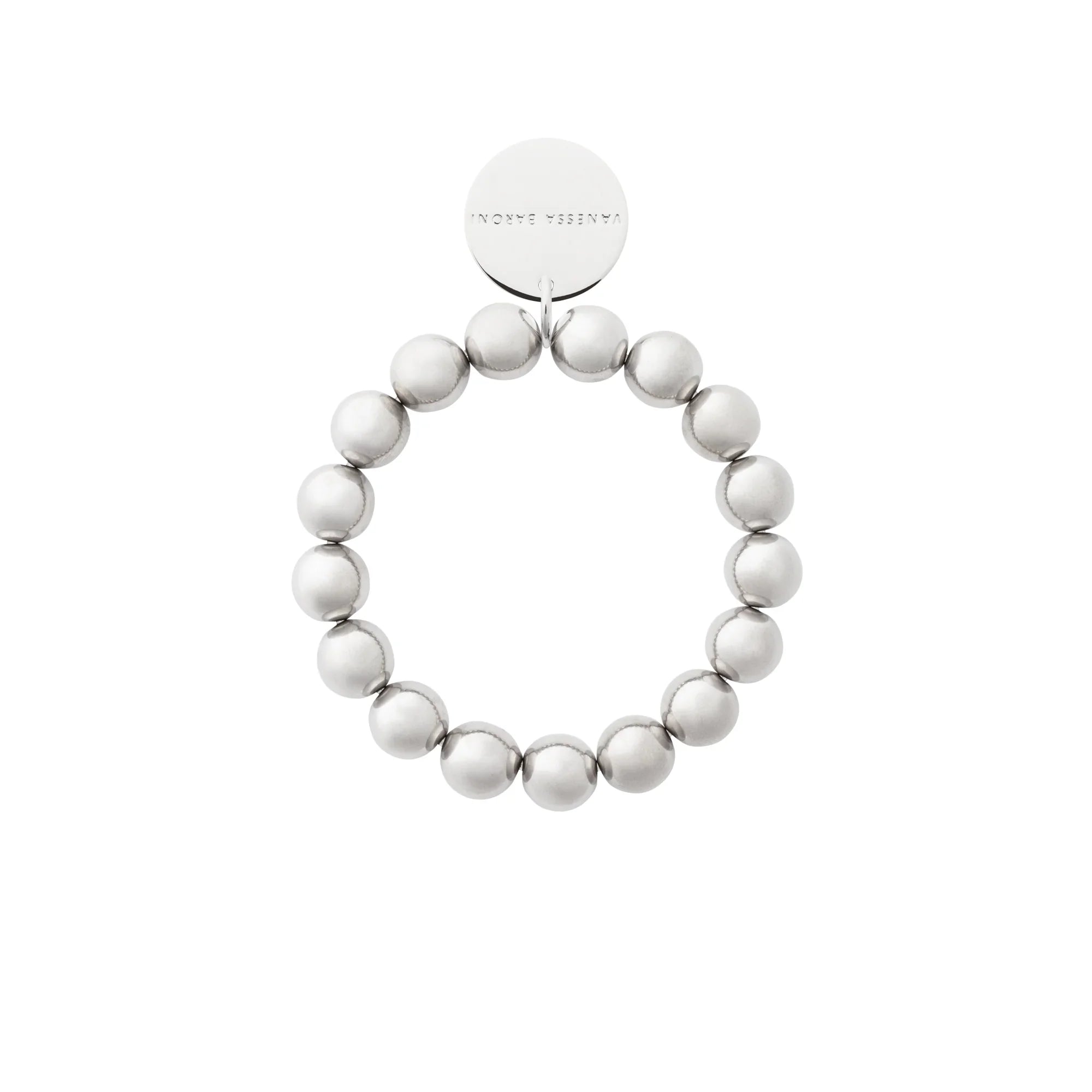 Mini Beads Flex Bracelet silver