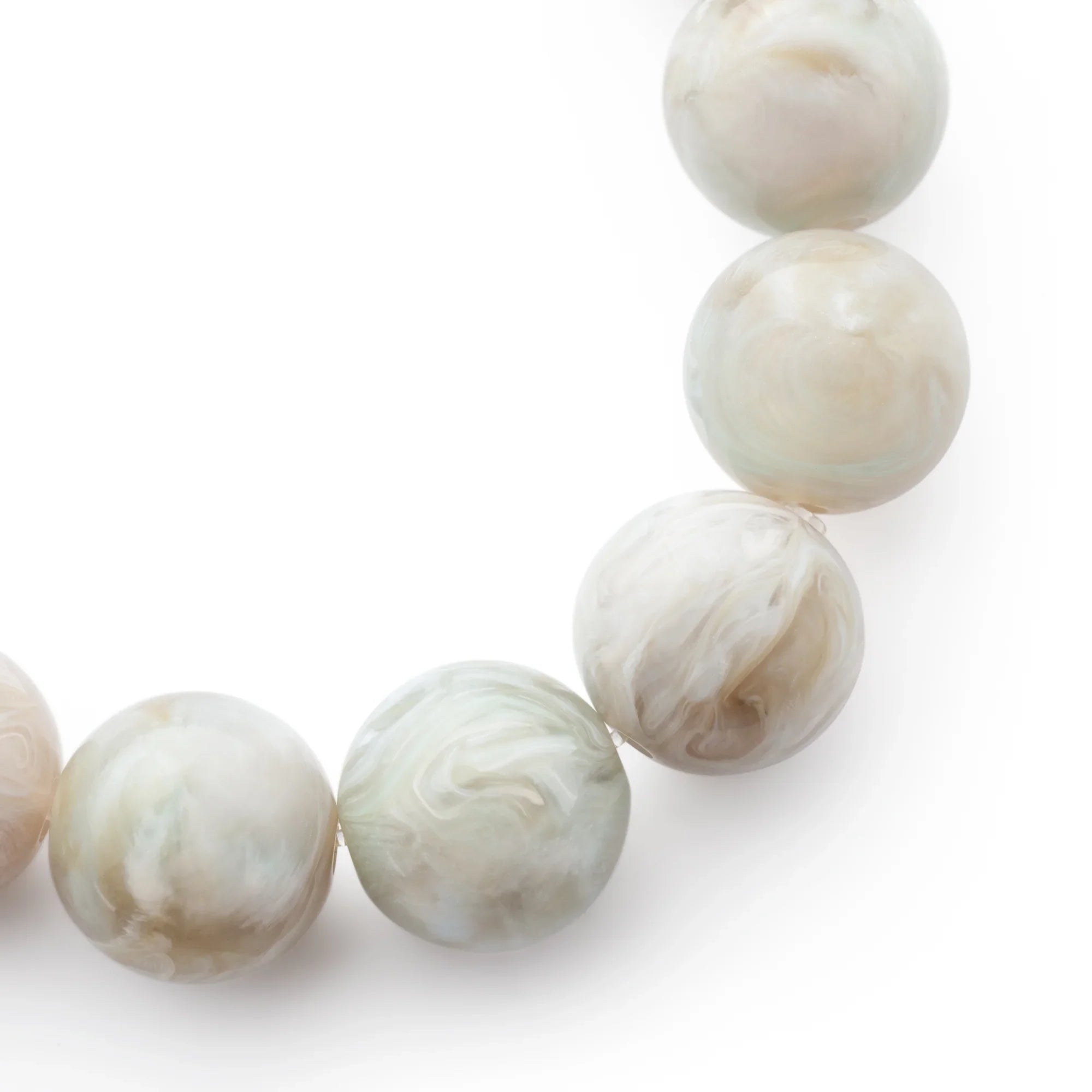 Mini Beads Flex Bracelet snow green marble