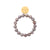 Mini Beads Flex Bracelet taupe marble