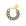 Mini Flat Chain Bracelet light olive