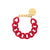 Mini Flat Chain Bracelet scarlet red