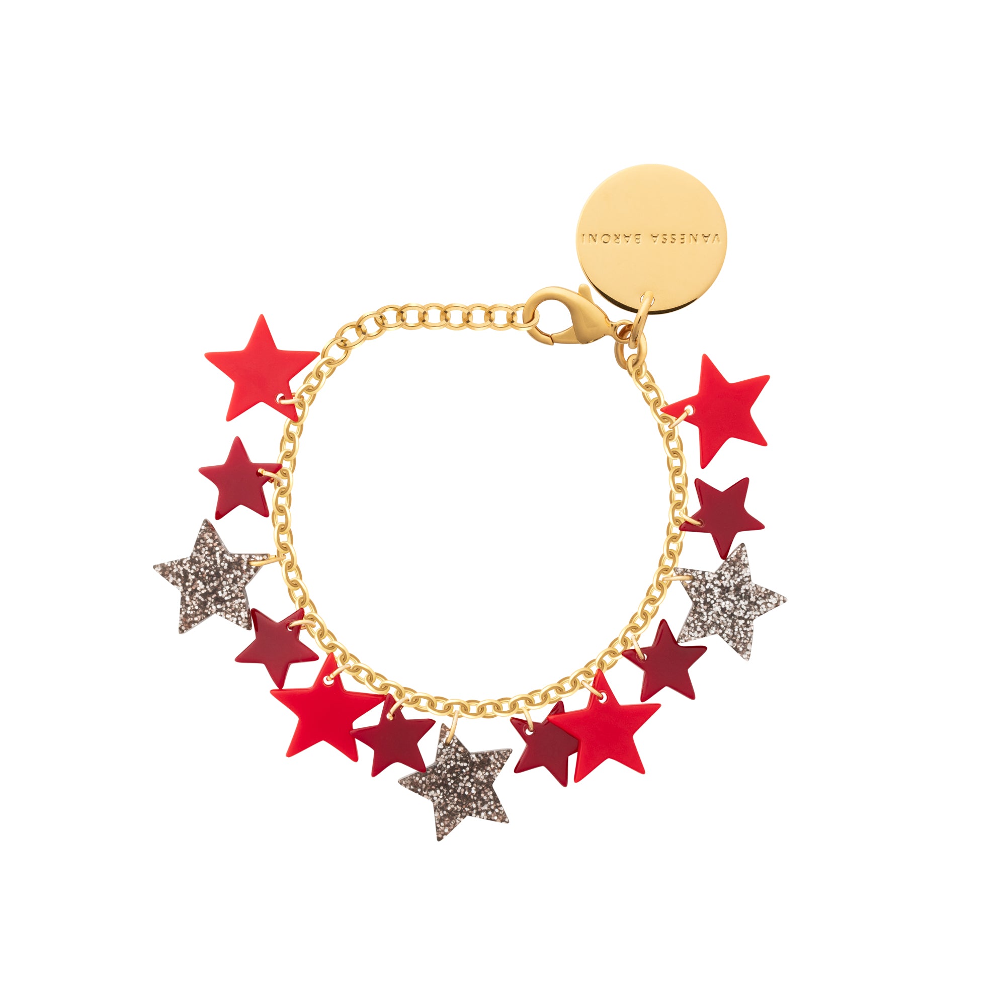 Multi Star Bracelet multi red
