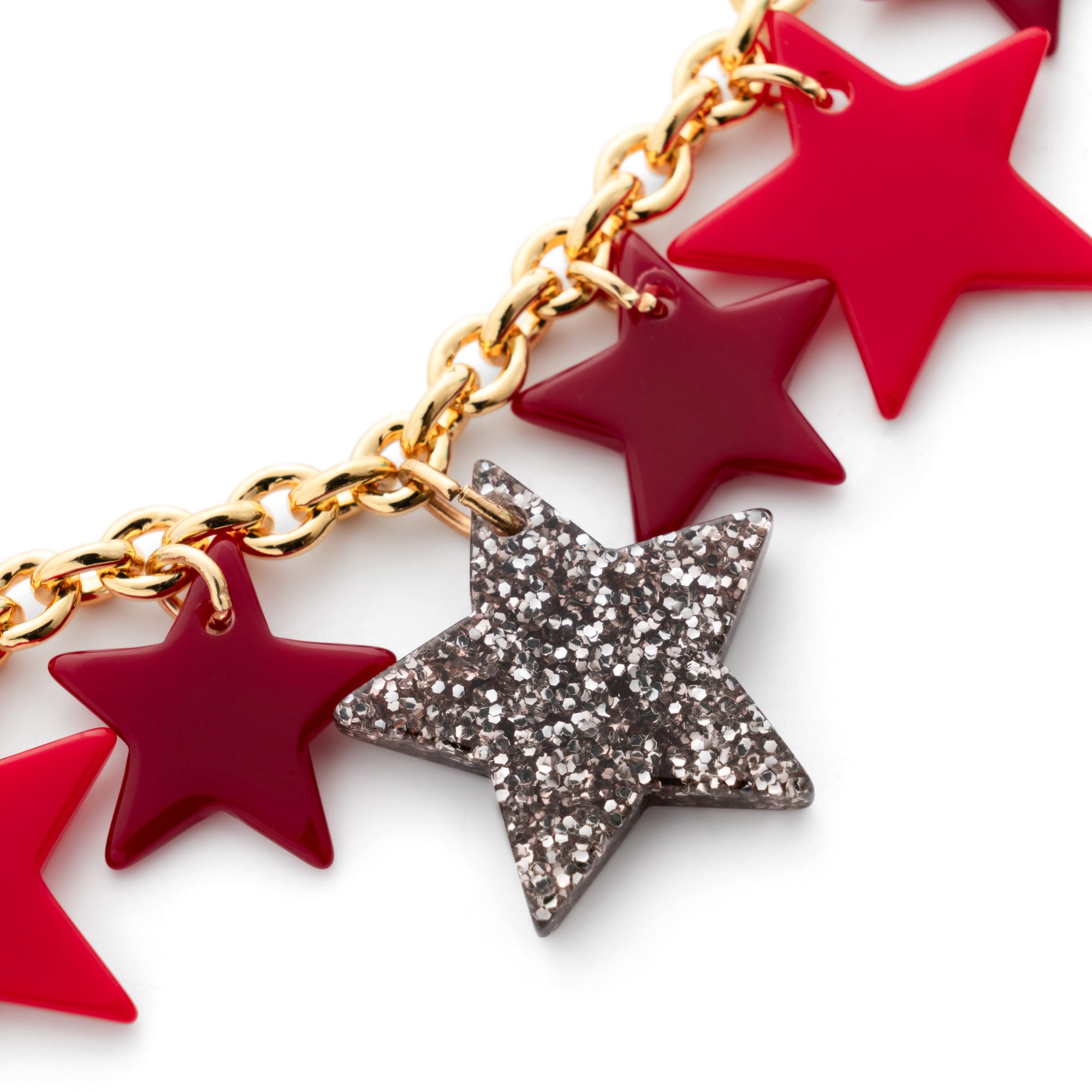 Multi Star Bracelet multi red