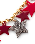 Multi Star Bracelet multi red