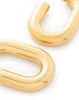 New Oval Earring gold