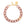 New Oval Necklace with gold blush marble