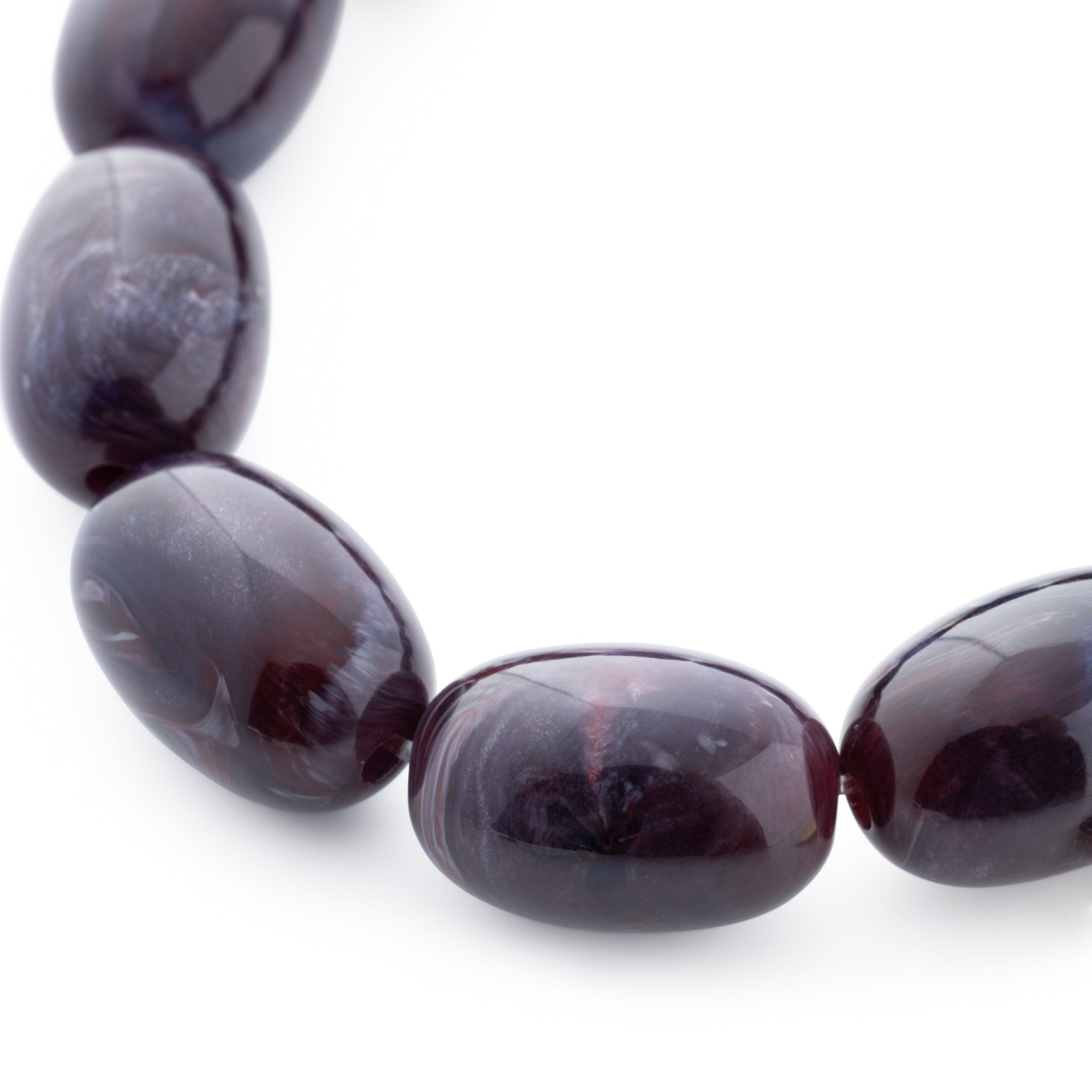 Olive Flex Bracelet aubergine marble
