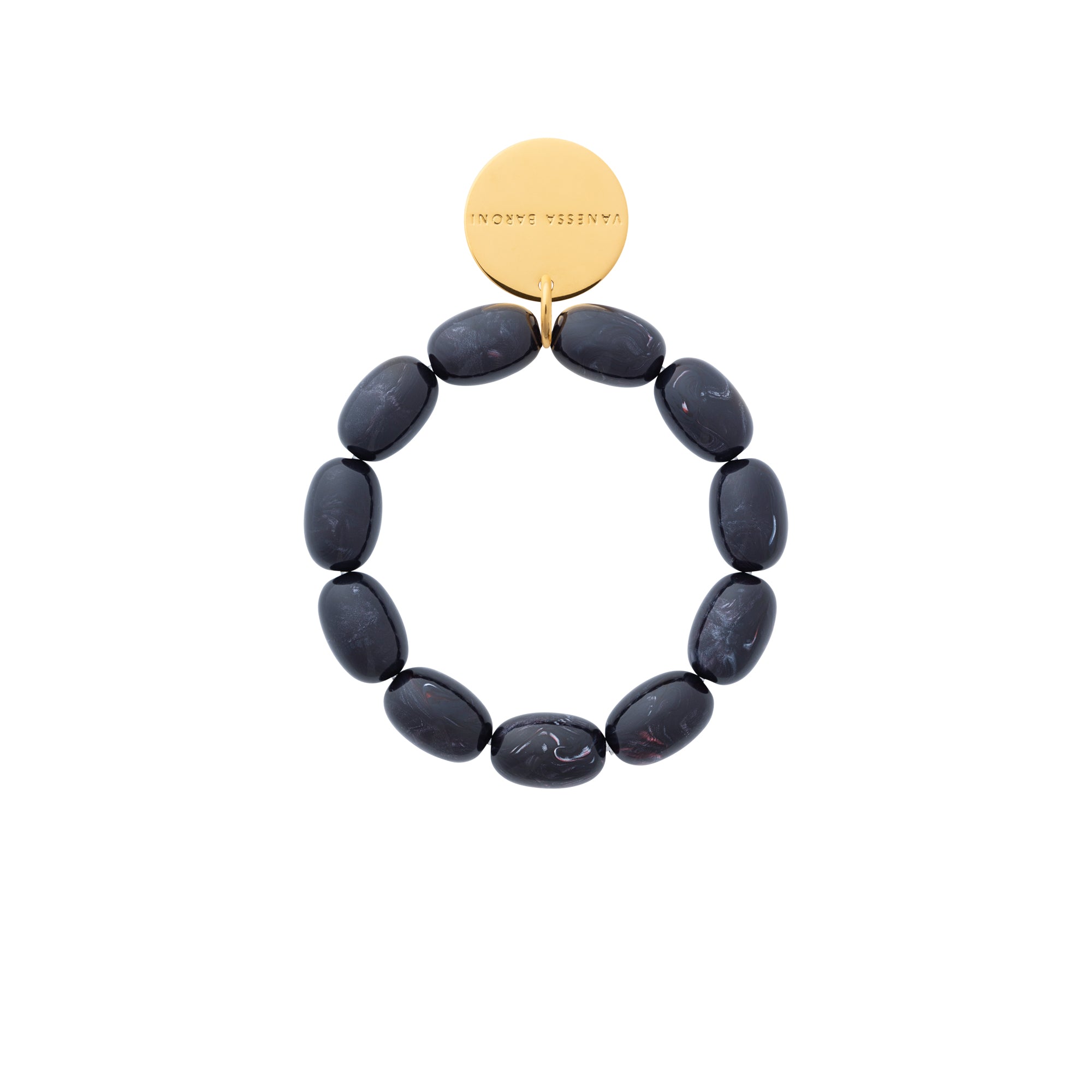 Olive Flex Bracelet black universe marble