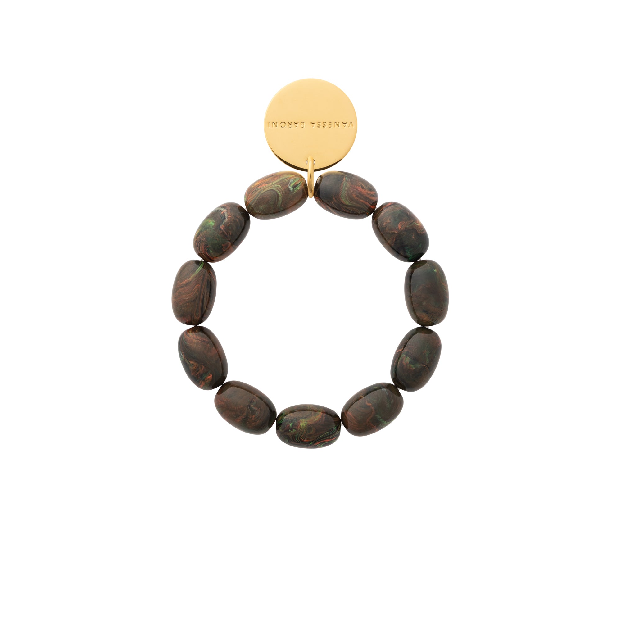 Olive Flex Bracelet new punk marble