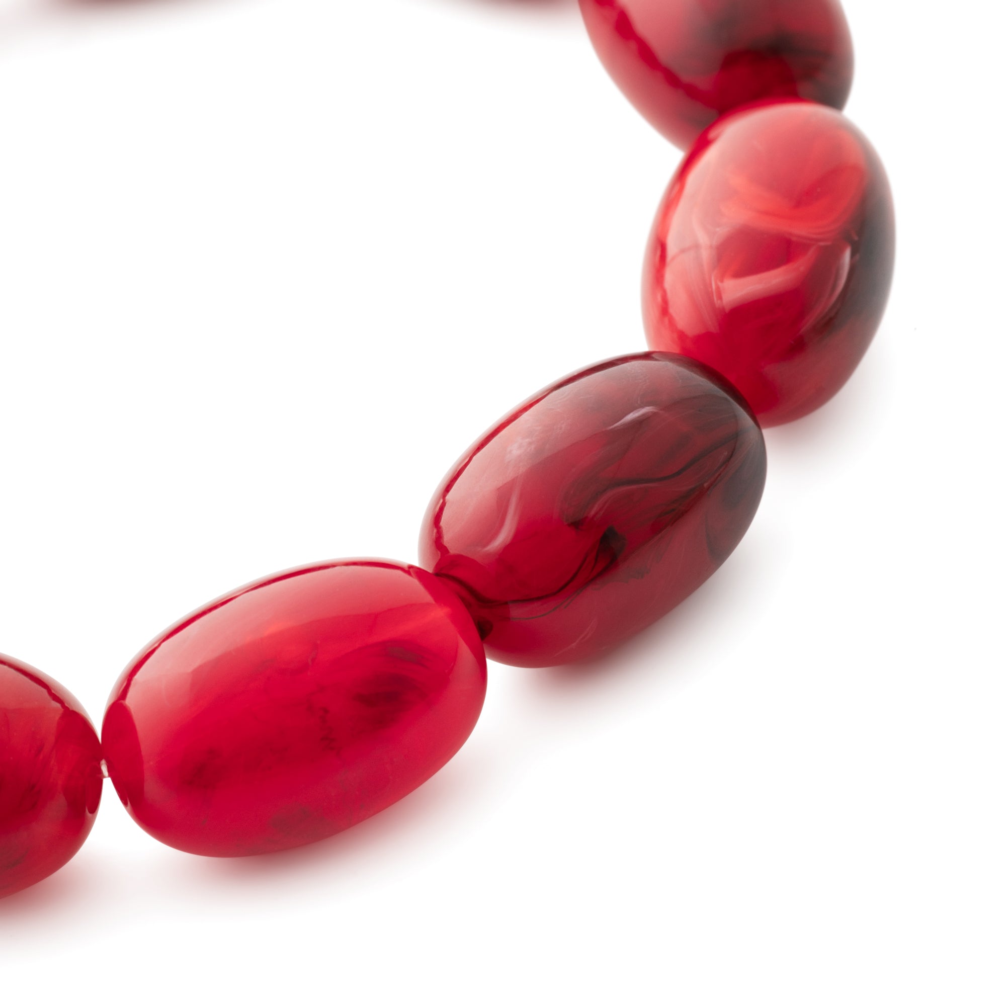 Olive Flex Bracelet red marble