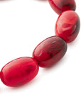 Olive Flex Bracelet red marble