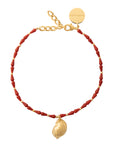 Shell Necklace coral