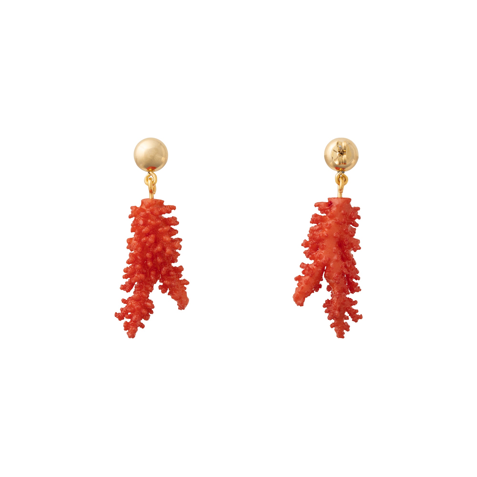 Single Coral Earring coral