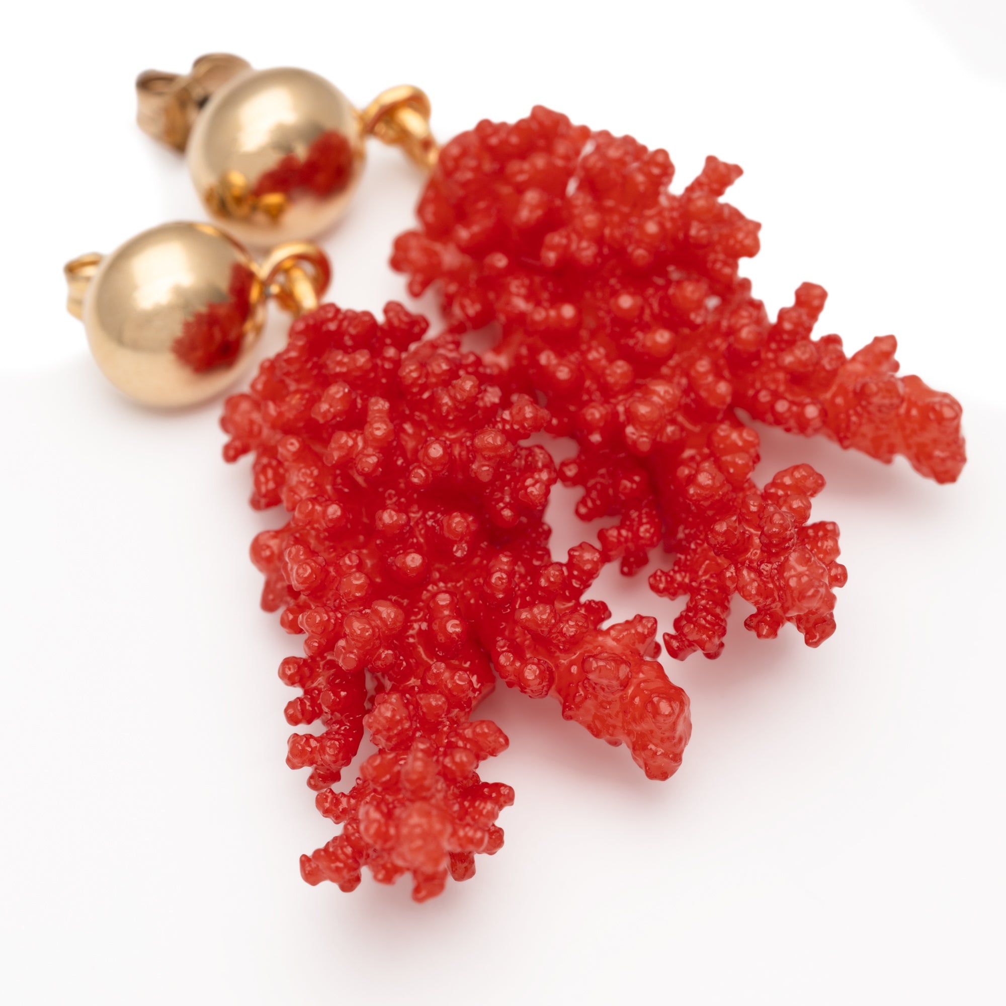 Single Coral Earring coral