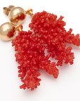 Single Coral Earring coral