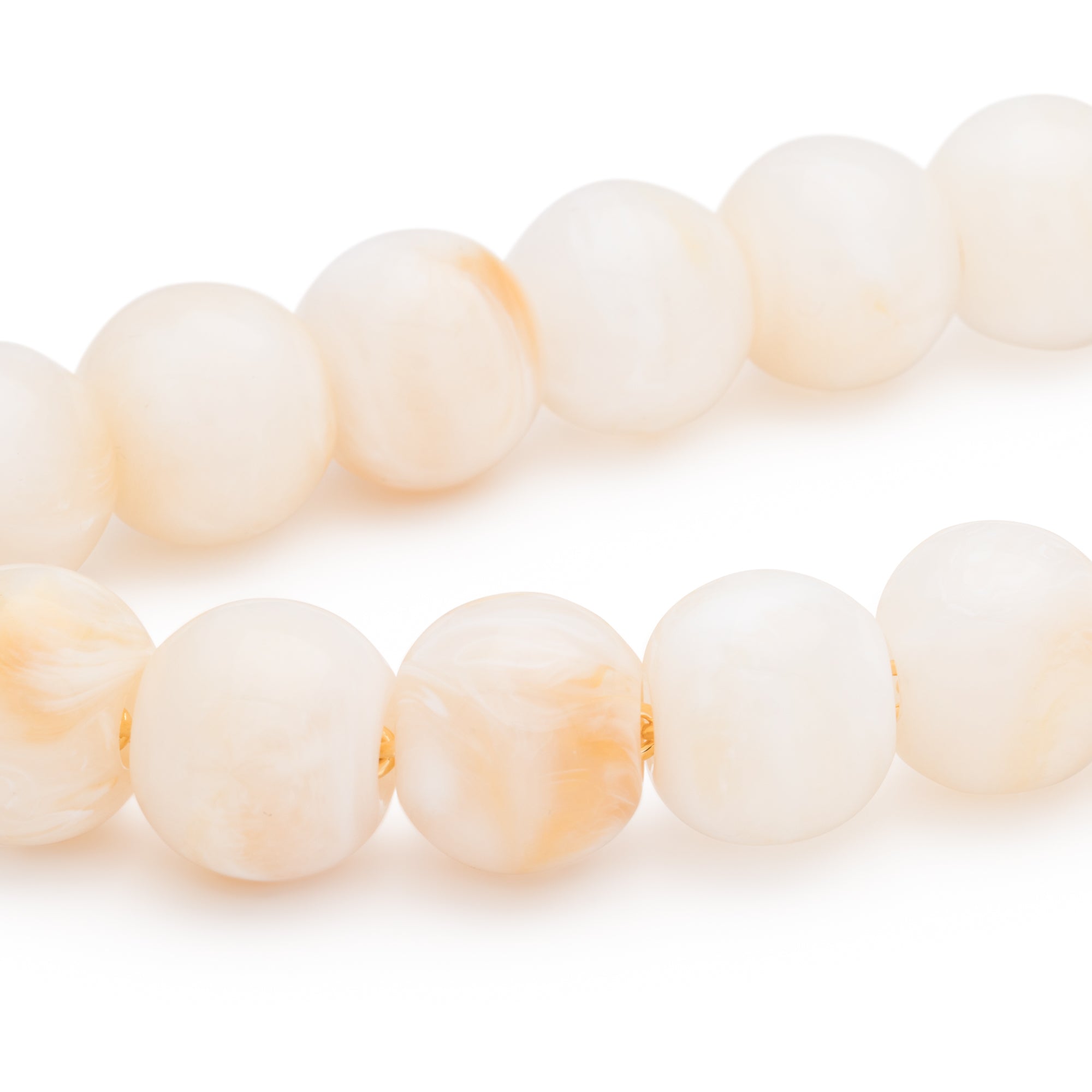 Small Beads Necklace pearl marble
