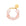 Small Turtle Bracelet peach sorbet