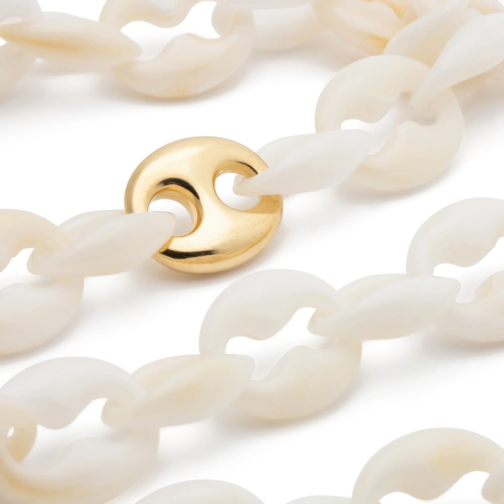 Small Turtle Necklace Long pearl marble