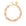 Small Turtle Necklace Short creme brulee marble