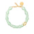 Small Turtle Necklace Short opaline mint