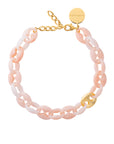 Small Turtle Necklace Short peach sorbet
