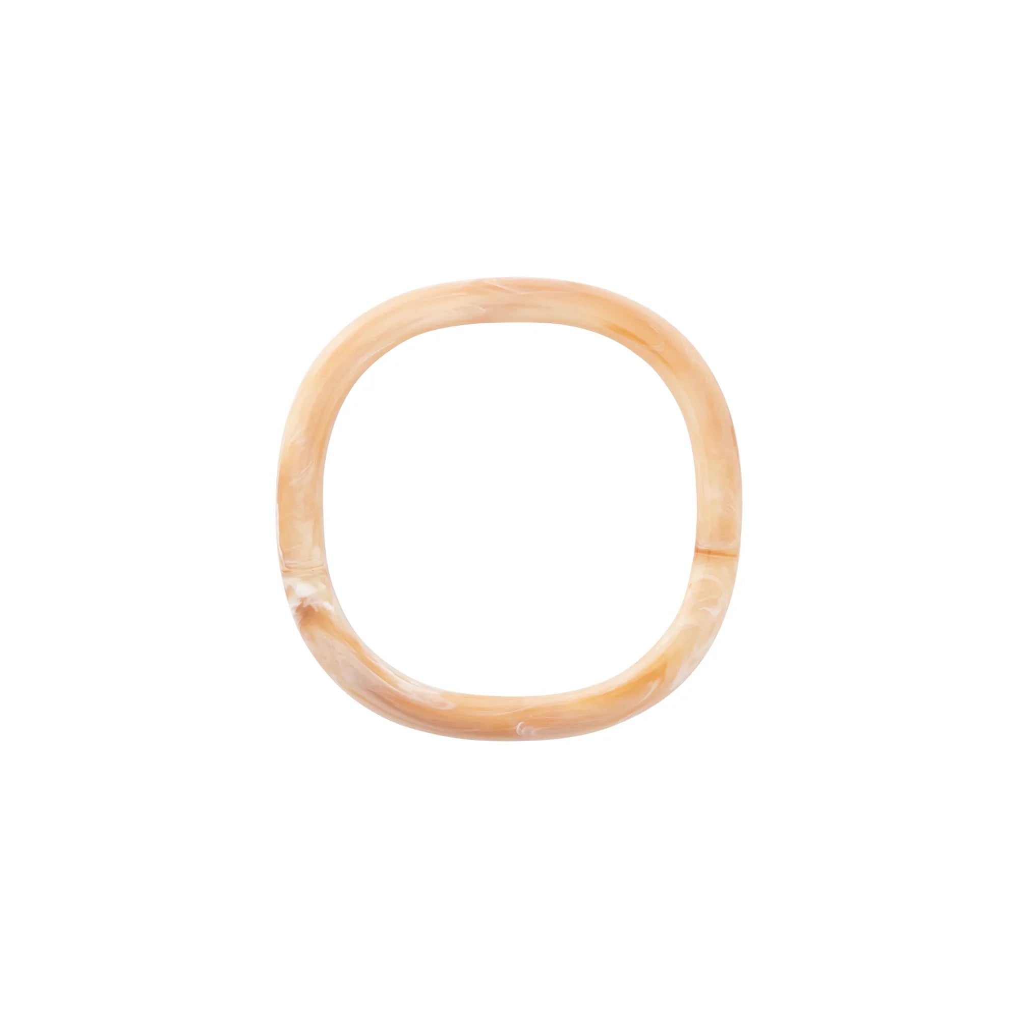 Soft Edge Bangle creme brulee marble