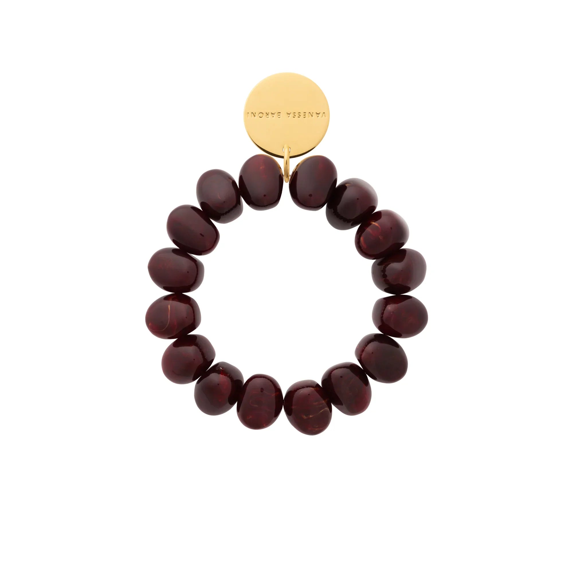 Stone Flex Bracelet bordeaux marble