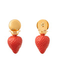 Strawberry Earrings red
