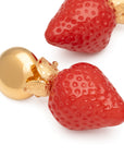 Strawberry Earrings red