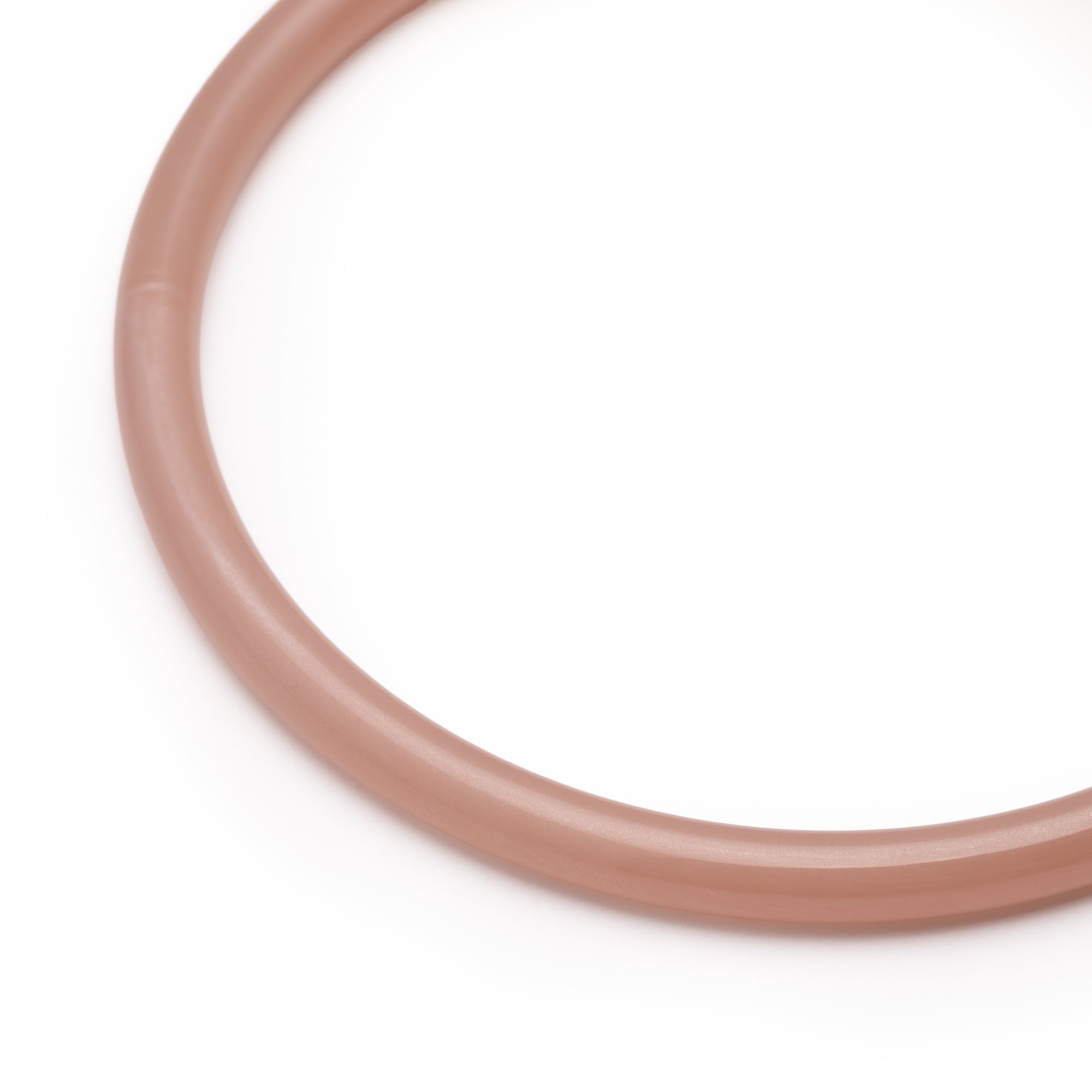 Thin Aurora Bangle blush marble