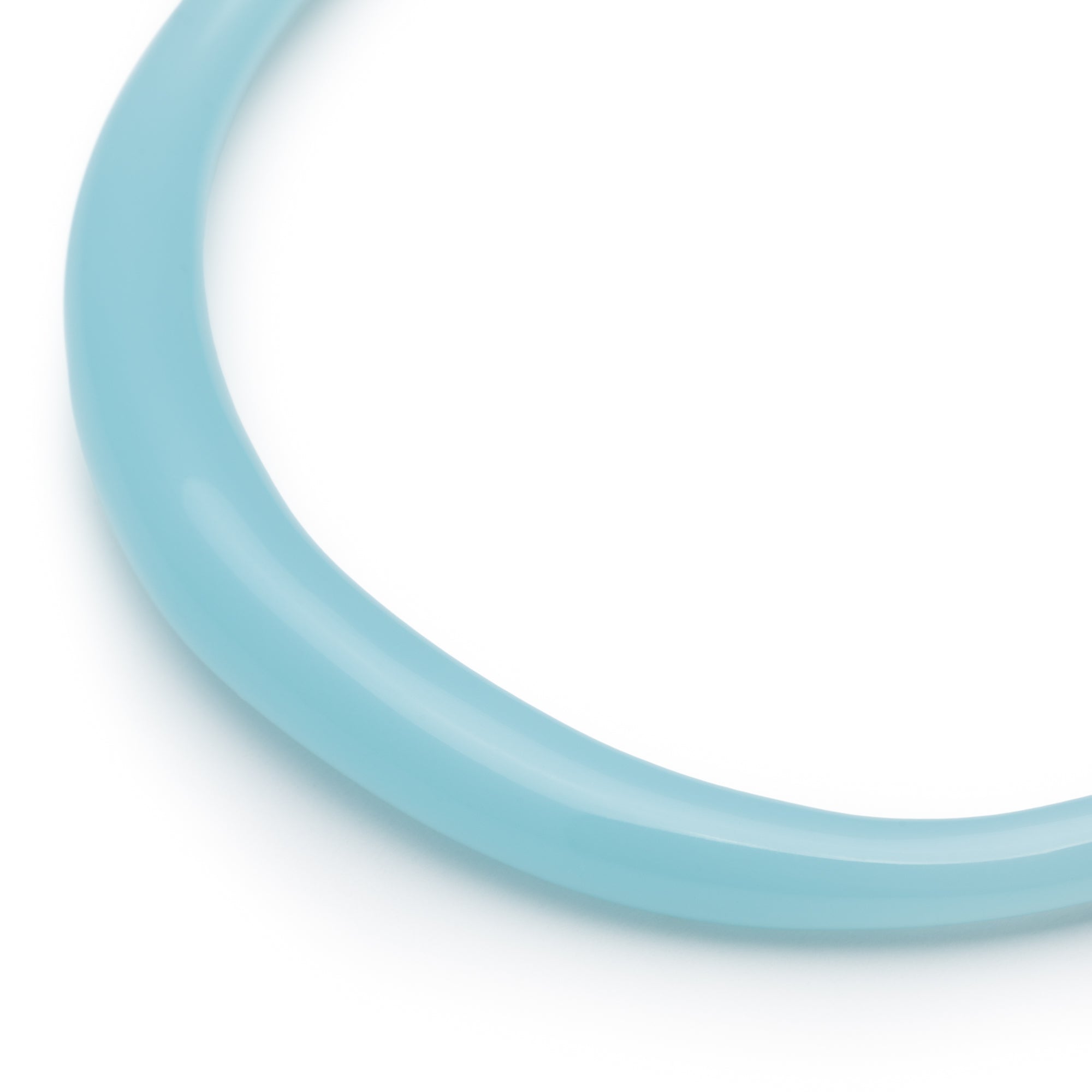 Thin Loop Bangle opaline blue