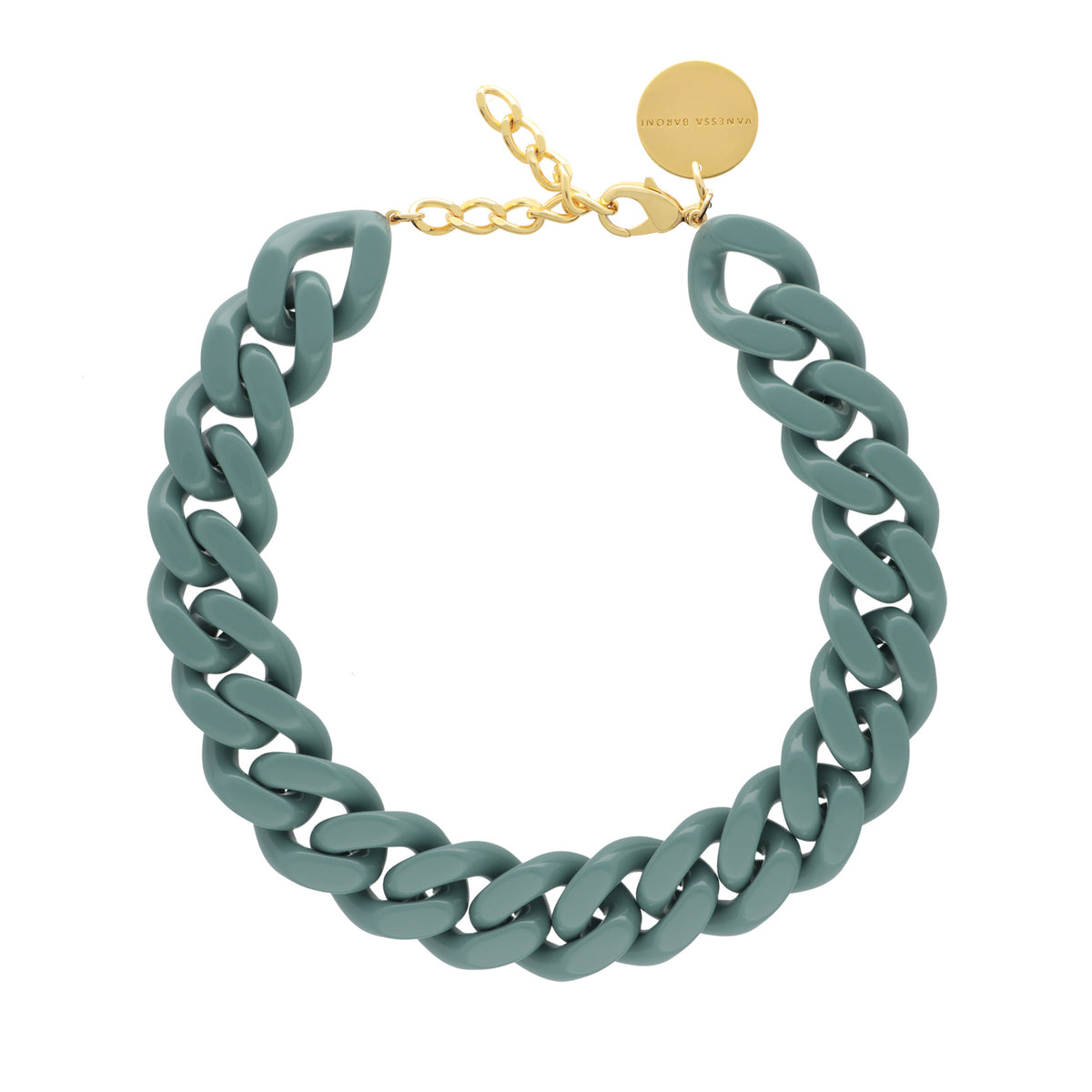 Flat Chain Necklace Winter Mint