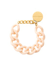 Mini Flat Chain Bracelet latte