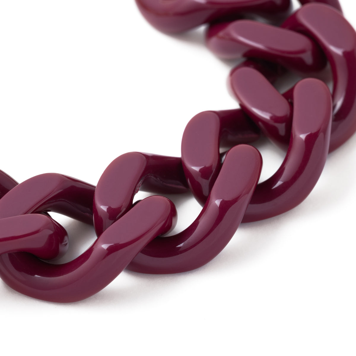 Flat Chain Bracelet berry