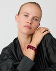 Flat Chain Bracelet berry