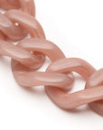 Flat Chain Bracelet blush marble