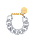 Flat Chain Bracelet clear