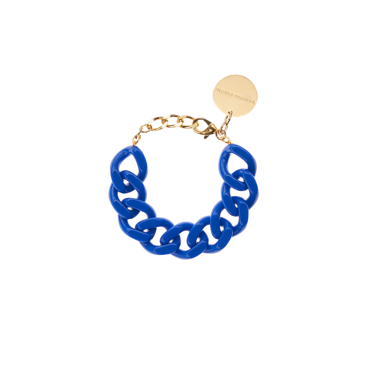 Flat Chain Bracelet Blue FW22