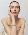 Flat Chain Bracelet opaline mint