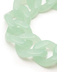 Flat Chain Bracelet opaline mint