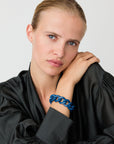 Flat Chain Bracelet petrol